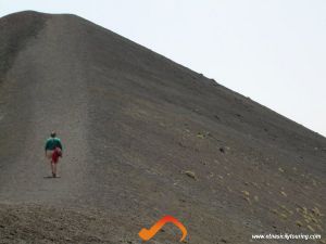 walking on Etna