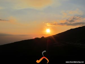 sunset on high